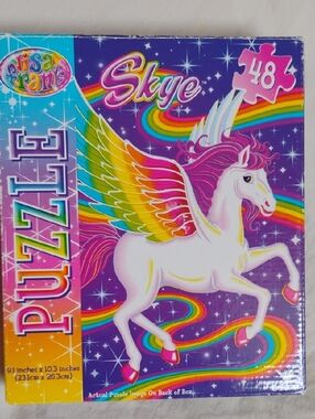 Lisa Frank Syke Rainbow-Winged Pegasus Puzzle Vintage Unopened